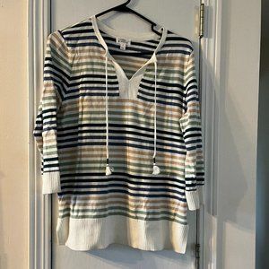 Market & Spruce Striped Pullover